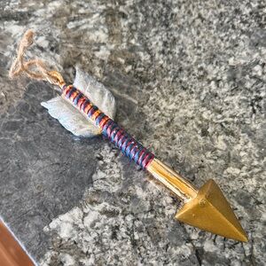 Gold and Silver Decorative Arrow by